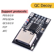 PD/QC Decoy Board Housing Fast Charge USB Boost Trigger Module Type-C 12V Quick Charge Board