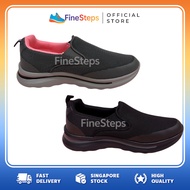 CSB 315 Ladies Anti-Slip Breathable Pull-On Slip-On Shoes, Black & Grey