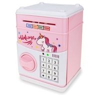 Yoego Piggy Bank for Kids,Electronic Password Piggy Bank Kids Safe Bank Mini ATM Piggy Bank Toy for 