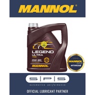 MANNOL Legend Ultra 0W-20 4L Fully Synthetic Engine Oil (HC+Ester) MN7918