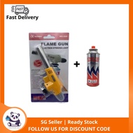 Cooking Butane Gas Torch Lighter Kitchen BBQ Rotating Spray Fire Lgnition Tool Culinary Butane Torch