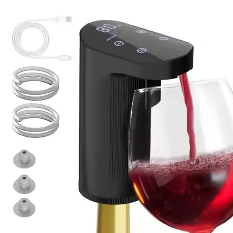 Portable Mini Automatic Wine Decanter Electric Wine Decanter Rechargeable Wine Pump Whiskey Wine Aer