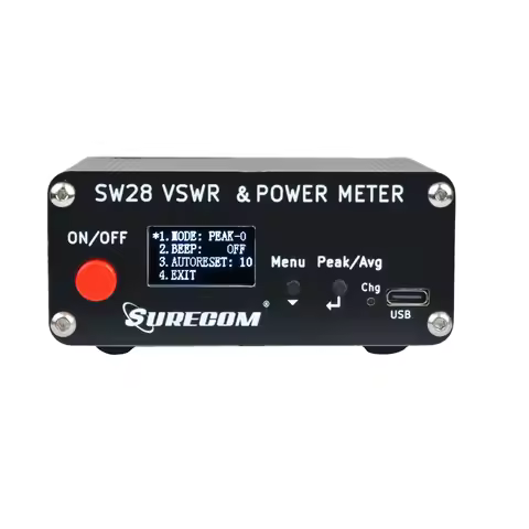 Surecom SW-28HF 1.5-60MHz 0.2W to 120W HF Walkie Talkie V.S.W.R & Power Meter