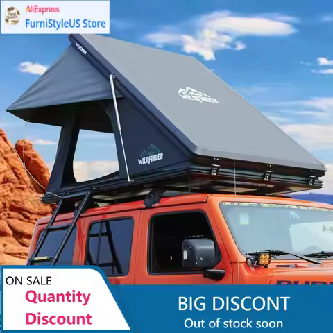 ModernRooftop Tent Hard Shell Roof Top Tent Hardshell Suitable for Jeep SUV Truck Van,Camping Car Ro