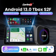 Ai Box S2f Android 13 Car Tv Box Sm6225 128g 64gb Wireless Android Auto Car Play Adapter 4g Lte For 