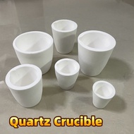 High Temperature Resistant Quartz Crucible Refractory Crucible Quartz Melting Cup Metal Melting