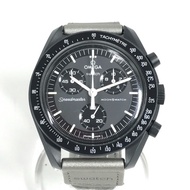 Swatch SO33A100 歐米茄水星登月任務男士腕錶，彗星陶瓷錶殼，黑色，近全新