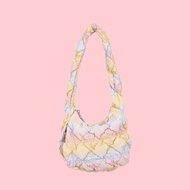 🚚💨 พร้อมส่ง&ส่งฟรี BNG soft bag กระเป๋าสะพายข้าง สไตล์ Cos โฮโบ ผู้หญิง ก้อนเมฆ สไตล์เกาหลี (F2417