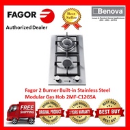 (Sold Out) Fagor 2 Burner Built-in Stainless Steel Modular Gas Hob 2MF-C12GSA