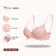 Elena Push Up Bra Underwire Bra Cup A Small E 24514 - 32A-36A - Bra Hook 2 Full Cup Lace