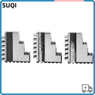 LUCKY-SUQI 3pcs 4in Chuck Jaw, Long Service Life Steel K11-100 Internal Jaw, Durable 20CrMnTi High S