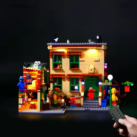 LED Light Kit for LEGO 123 Street Sesame 21324 Not Included Building Blocks