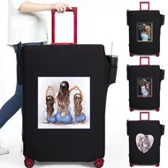 Suitcase Protective Baggage Cover Aesthetically pleasing Travel Luggage Cover Convenient Mom Pattern