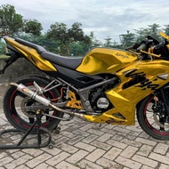Knalpot Creampie Original Ninja RR New Leher L original racing jogja