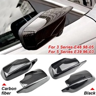 Rearview Mirror Covers Side Mirror Caps For BMW E46 E39  1998 1999 2000-2005 51168238375 51168238376