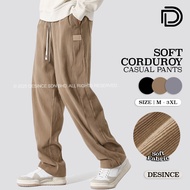 🇲🇾 DESINCE Men Corduroy Casual Pants Seluar Panjang Lelaki MP 030