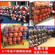 Basket Basketball Storage Basket Ball Storage Rack Ball Rack Movable Ball Cart Ball Rack Basketball 