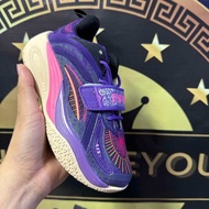 Anta Kids - 31-35 Unisex Basketball Shoes With Free Socks