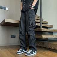 Plus saiz Kargo Seluar Lelaki Hip Hop panjang Pant selaar Kerja Kargo Lelaki vibe pants high street 