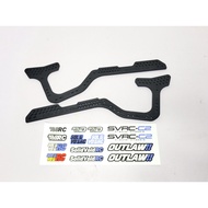 SVRC-C2 LCG Front Biased Skid Outlaw Crawler Chassis (3D Printed)