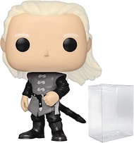 POP House of Dragon - Daemon Targaryen Funko Vinyl Figure (Bundled with Compatible Box Protector Cas