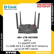 MODIFIED D-Link DWR-M955X Wireless 4G Cat4 LTE WiFi 6 AX1500 Gigabit Mobile Router ( DWR-M975X )