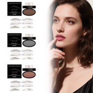 Water-Resistant Eyebrow Color Imprint Kit 6g - with 3 Cutting Shapes for Authentic 3D Airy Brows, Pe
