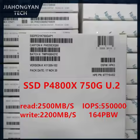 FOR Intel Optane Ultra Long Life SSD P4800X 1.5TB 750G 375G U.2 Enterprise solid State Drive Service