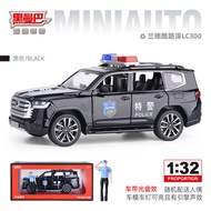 Mô Hình Xe Cảnh Sát Hợp Kim Black Mamba 1:32 Land Cruiser Toyota LC300 Model Xe Cảnh Sát Có Tiếng Và