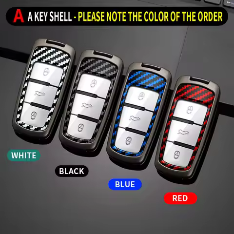 Alloy Car Remote Key Case Cover Protect Shell Bag For Volkswagen VW CC Passat B6 B7 B7L 3C Maogotan 