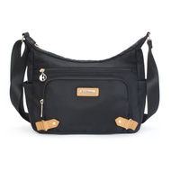 [ELLE Active] French Chanson Series-Side Backpack-Large- (Black)