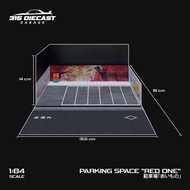 Papercraft Diorama Parking Space Diorama 1/64
