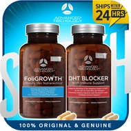 GENUINE Advanced Trichology FoliGROWTH Hair Growth Supplement for Thicker Fuller Hair l DHT BLOCKER 