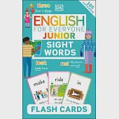 English for Everyone Junior Sight Words Flash Cards: Learn 100 Essential Sight Words