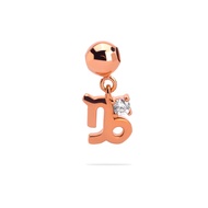 7K Gold Pendant - Capricorn Gold Charm - Luxxe 01 Collection - Juene Jewelry