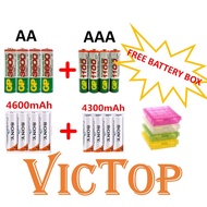 GP SONY AA AAA 1100mAH 3600mAH 4300mAH 4600mAH 1.2V Rechargeable Battery Bateri