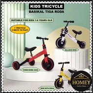 Kid's Tricycle Multifunction 3-in-1 Mode Children Scooter Balance Car/ Cycling mode and Sliding mode 3 Wheels