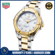 Tag Heuer Original Aquaracer Ladies Gold Silver Quartz Steel 32MM WBD1322.BB0320