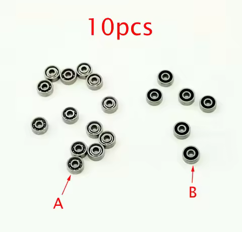 10 Pcs 620 Bearing AO620 Car Axle Gear Bearings For Tamiya 1/32 Scale Tamiya Mini 4WD Car Model 9438