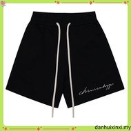 M-7XL Men's Clothing Short Pants Men Shorts Ready Stock Boy Drawstring Shorts Hip Hop Black Mens Str
