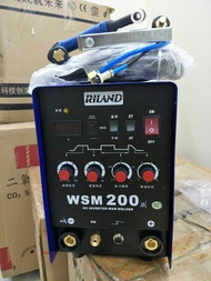 MÁY HÀN TIG WSM 200 HÃNG RILAND NHẬP KHẨU NỘI ĐỊA CHẾ ĐỘ HÀN SUNG DC - 2T4T