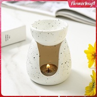 [Flowerhxy1] Essential Oil Burner Detachable Oil Warmer Desktop Fragrance Warmer Tealight Candle Holder for SPA Office