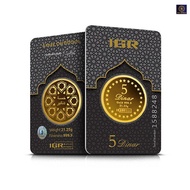 5 dinar Istanbul Gold Refinery Gold Bar (IGR)