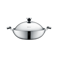 Buffalo牛頭牌ELITE COOK I 316不銹鋼雙耳五層平底鑊連不銹鋼蓋36cm 755436A