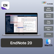 EndNote 20 Lifetime for Intel and M1 Chip Apple Silicone MacOs/Macbook/Mac Software Full Version