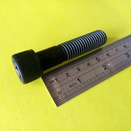 STEEL L-BOLT M14 X 60 LENGTH 6CM M14 BOLT/ 22-KEY L12 BOLT/ 12 HALF-THREAD L-BOLT/ M14 X 60 BLACK ST