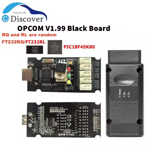 V1.99 OPCOM for opel OP COM interface with PIC18F458 FTDI FT232RL OP-COM opel Diagnostic scanner pro