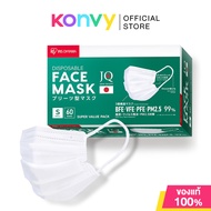 IRIS OHYAMA Disposable Face Mask Size S [60pcs] หน้ากากอนามัย ไอริส โอยามะ คุณภาพมาตรฐานแบรนด์ญี่ปุ่