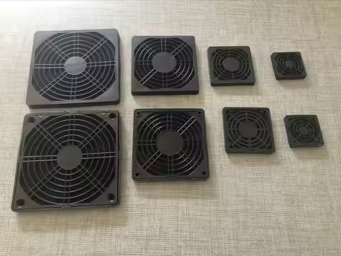 2pcs 3-in-1 Plastic Fan Dust Filter Guard 40mm 50mm 60mm Grill Protector Dustproof Cover For PC Comp