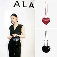 Ab3 【With Box】ALAIA Three-Dimensional Love Bag, French Niche Crossbody Bag, Handbag Bag Dinner Bag